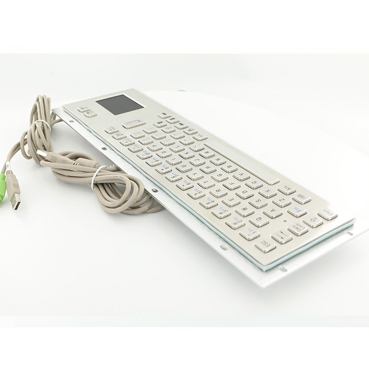 IP65 แปรงกันฝุ่น สแตนเลส โค้ดโลหะอุตสาหกรรม ด้วยทัชพัด สําหรับเครื่องคิโอสก์การบริการตนเอง