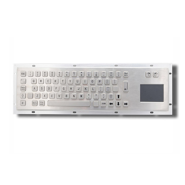 ปรับฝุ่น IP65 สแตนเลส เครื่องคีย์บอร์ดโลหะอุตสาหกรรมด้วยทัชพัดสําหรับเครื่องคียอสค์การบริการตนเอง