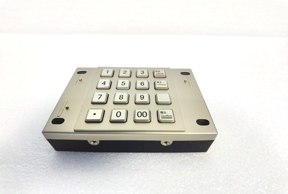RoHS FCC 87.5 X 91.5mm 1.2KG ATM Pin Pad ปุ่มกดเครื่องธนาคาร